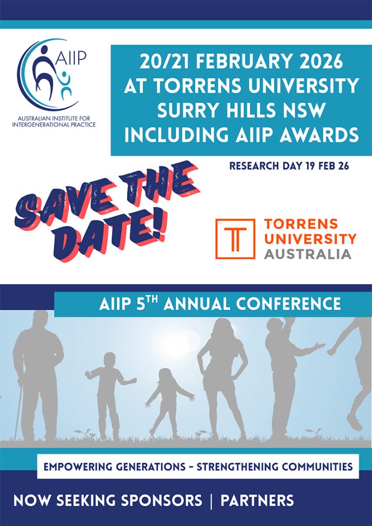 5th Annual Conference 2026 - Australian Institute for Intergenerational ...